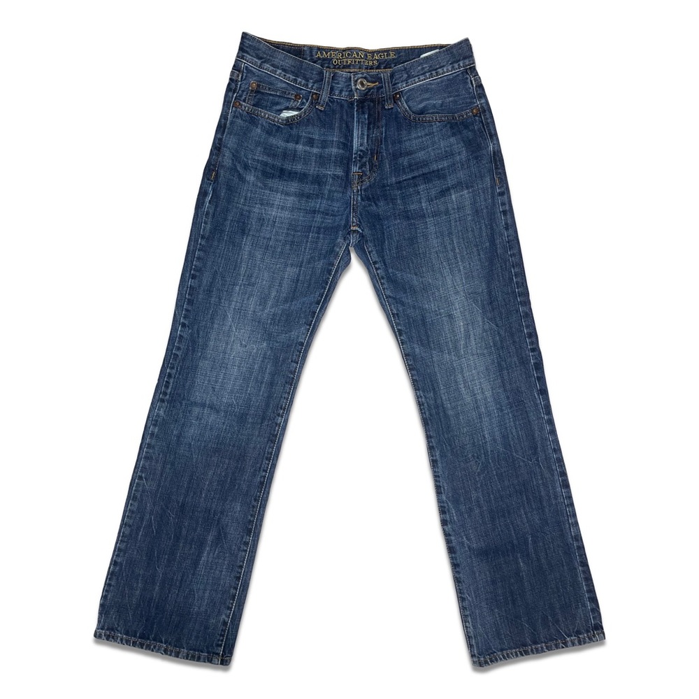 American Eagle Outfitters Original Bootcut Dark Wash Jeans - Picture 2 of 6